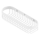 Panier ovale en fil m茅tallique pour articles de toilette