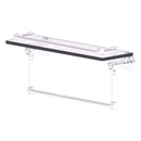 Carolina Crystal Collection Gallery Glass Shelf with Towel Bar