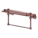 Carolina Crystal Collection Gallery Wood Shelf with Towel Bar