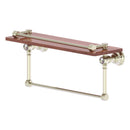 Carolina Crystal Collection Gallery Wood Shelf with Towel Bar