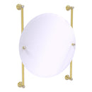 Carolina Crystal Collection Round Frameless Rail Mounted Mirror