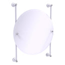 Carolina Crystal Collection Round Frameless Rail Mounted Mirror