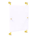 Carolina Crystal Collection Rectangular Frameless Rail Mounted Mirror