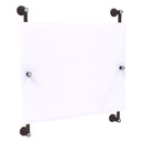 Miroir horizontal rectangulaire sans cadre mont茅 sur rail Carolina Crystal