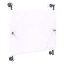 Miroir horizontal rectangulaire sans cadre mont茅 sur rail Carolina Crystal