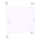 Miroir horizontal rectangulaire sans cadre mont茅 sur rail Carolina Crystal