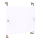 Miroir horizontal rectangulaire sans cadre mont茅 sur rail Carolina Crystal