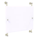 Miroir horizontal rectangulaire sans cadre mont茅 sur rail Carolina Crystal