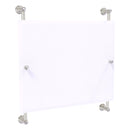 Miroir horizontal rectangulaire sans cadre mont茅 sur rail Carolina Crystal