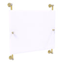 Miroir horizontal rectangulaire sans cadre mont茅 sur rail Carolina Crystal