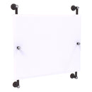 Miroir horizontal rectangulaire sans cadre mont茅 sur rail Carolina Crystal