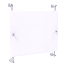 Miroir horizontal rectangulaire sans cadre mont茅 sur rail Carolina Crystal