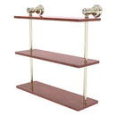Carolina Crystal Collection Triple Wood Shelf