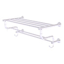 Carolina Crystal Collection Towel Shelf with Double Towel Bar