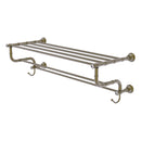 Carolina Crystal Collection Towel Shelf with Double Towel Bar