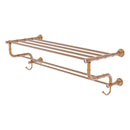 Carolina Crystal Collection Towel Shelf with Double Towel Bar