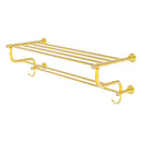 Carolina Crystal Collection Towel Shelf with Double Towel Bar
