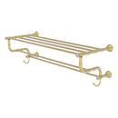Carolina Crystal Collection Towel Shelf with Double Towel Bar