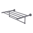 Carolina Crystal Collection Towel Shelf with Integrated Towel Bar
