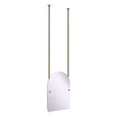 Miroir suspendu au plafond arqu茅 sans cadre