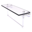 Carolina Collection Glass Shelf with Integrated Towel Bar