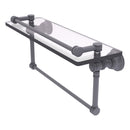 Carolina Collection Gallery Glass Shelf with Towel Bar