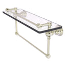 Carolina Collection Gallery Glass Shelf with Towel Bar