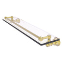 Carolina Collection Glass Shelf with Gallery Rail