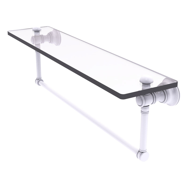 Carolina Collection Glass Shelf with Integrated Towel Bar