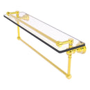Carolina Collection Gallery Glass Shelf with Towel Bar