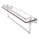 Carolina Collection Gallery Glass Shelf with Towel Bar