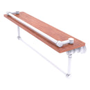 Carolina Collection Gallery Wood Shelf with Towel Bar