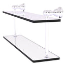 Carolina Collection Two Tiered Glass Shelf