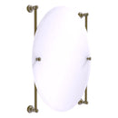 Carolina Miroir ovale mont sur rail sans cadre