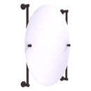 Carolina Miroir ovale mont sur rail sans cadre