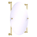 Carolina Miroir ovale mont sur rail sans cadre