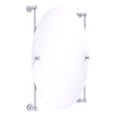 Carolina Miroir ovale mont sur rail sans cadre