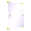 Carolina Miroir rectangulaire sans cadre mont sur rail