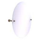 Carolina Miroir inclinable ovale sans cadre avec bord biseaut