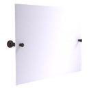 Carolina Miroir inclinable rectangulaire horizontal sans cadre avec bord biseaut