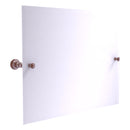 Carolina Miroir inclinable rectangulaire horizontal sans cadre avec bord biseaut