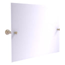 Carolina Miroir inclinable rectangulaire horizontal sans cadre avec bord biseaut