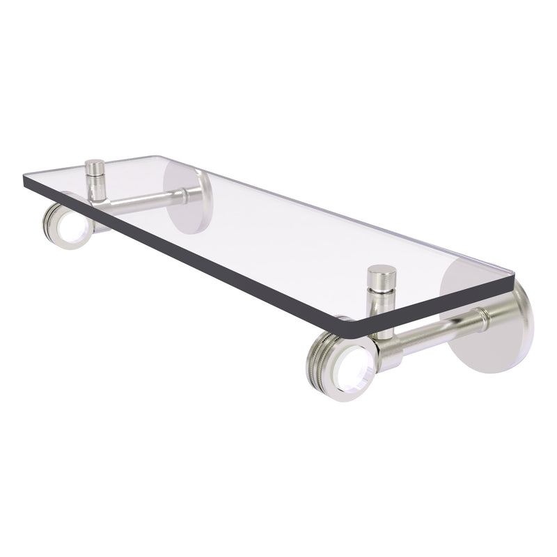 Clearview Collection Glass Shelf with Dotted Accents