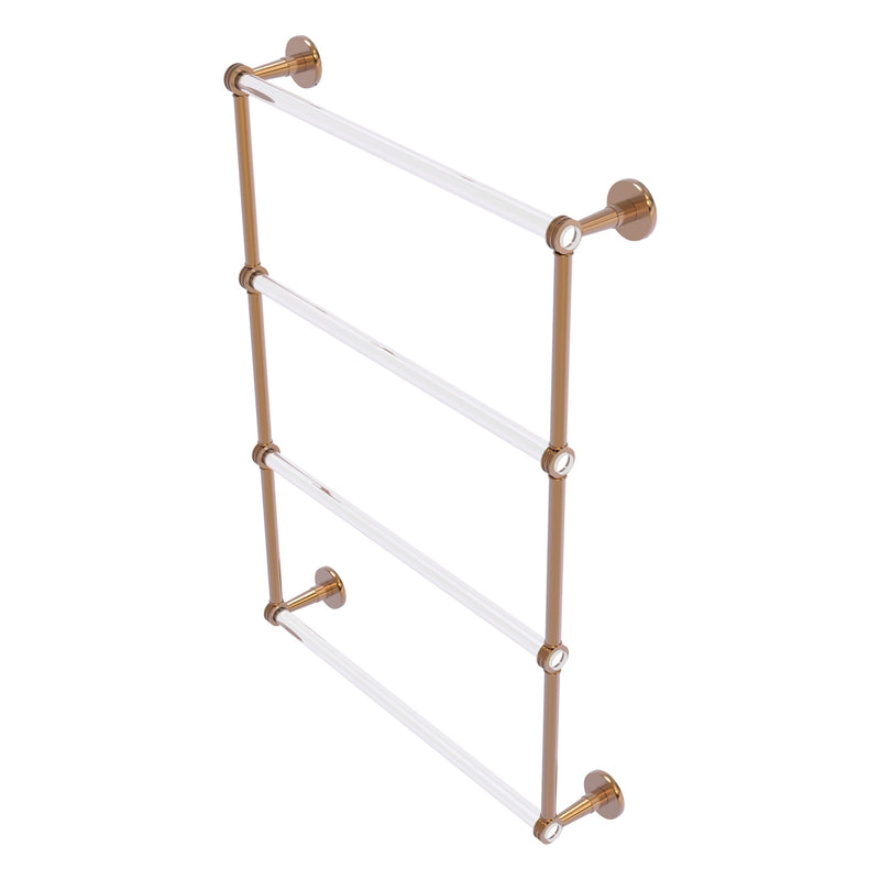 Clearview Collection 4 Tier Ladder Towel Bar with Dotted Accents