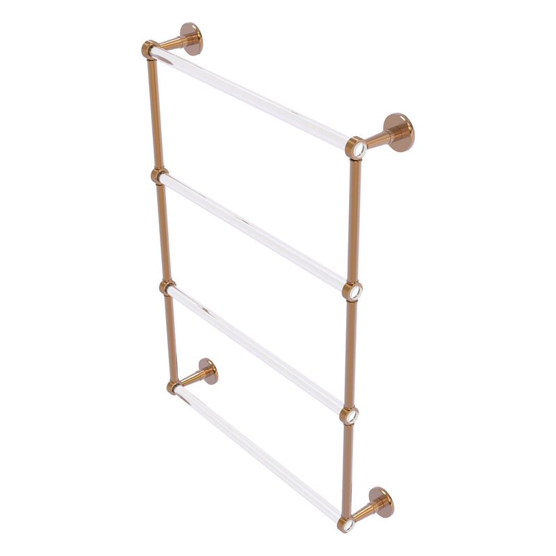 Clearview Collection 4 Tier Ladder Towel Bar with Grooved Accents