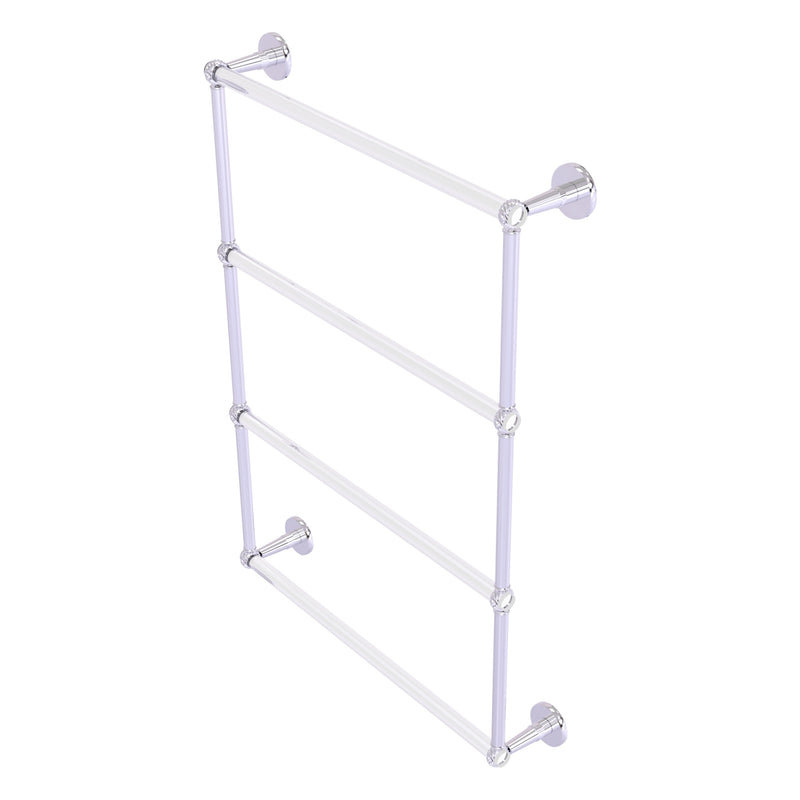 Clearview Collection 4 Tier Ladder Towel Bar with Twisted Accents