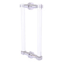 Clearview Collection Back to Back Shower Door Pull with Dotted Accents