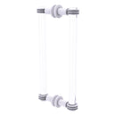 Clearview Collection Back to Back Shower Door Pull with Dotted Accents