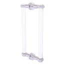 Clearview Collection Back to Back Shower Door Pull with Twisted Accents
