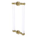 Clearview Collection Back to Back Shower Door Pull with Twisted Accents